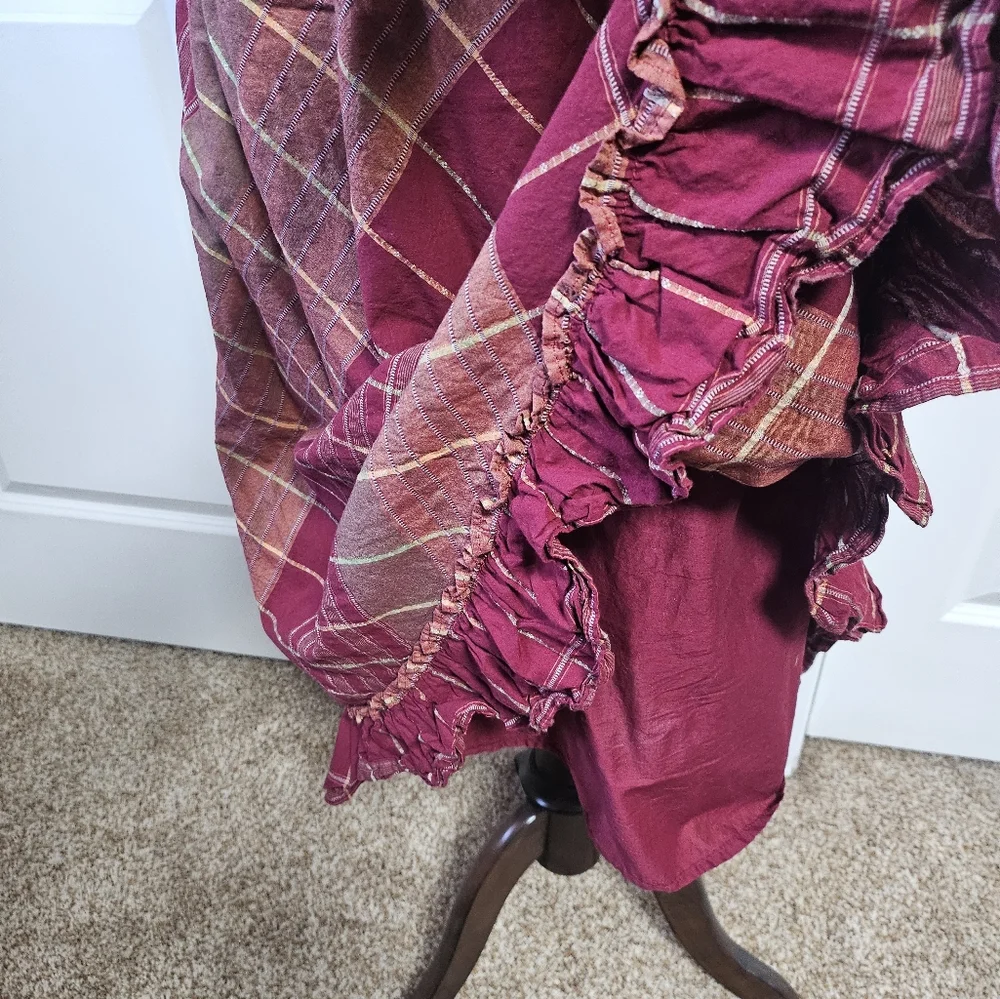 APT.9 Burgandy Sun Dress Size 12 - Picture 3 of 8